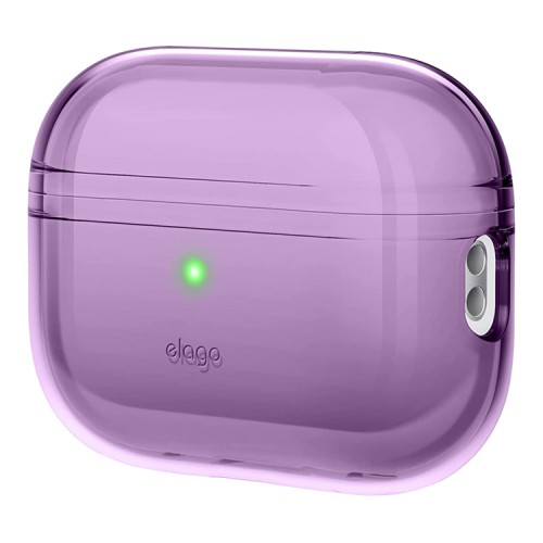 Чехол Elago Clear case для AirPods Pro 2, Deep Purple