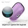 Чехол Elago Clear case для AirPods Pro 2, Deep Purple