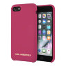 Чехол Karl Lagerfeld Silicone для iPhone 7/8/SE 2020, розовый