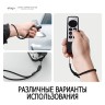 Шнурок на руку Elago Nylon Wrist Round Strap для AirPods, Black