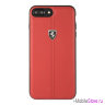 Кожаный чехол Ferrari Heritage W Hard для iPhone 7 Plus/8 Plus, красный