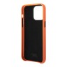 Чехол Lagerfeld PU Perforated round logo and metal buttons Hard для iPhone 14 Pro Max, оранжевый