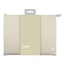 Uniq для ноутбуков 14" чехол LYON RPET fabric Laptop sleeve (snug-fit) Light Beige