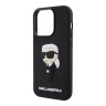 Karl Lagerfeld для iPhone 13 Pro Max чехол 3D Rubber NFT Karl Ikonik Hard Black