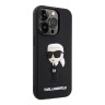 Karl Lagerfeld для iPhone 13 Pro Max чехол 3D Rubber NFT Karl Ikonik Hard Black