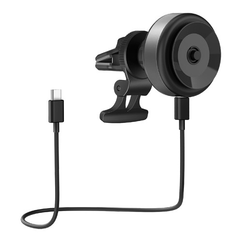 EnergEA Автодержатель-беспроводное ЗУ AirLock Vacuum Mount 15W Air/Dash Gunmetal