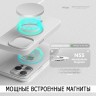 Elago для iPhone 15 Pro Max чехол Soft silicone (Liquid) White (MagSafe)
