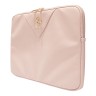Guess для ноутбуков 13"/14" чехол Sleeve PU Grained leather 4G metal logo with Zipper Pink