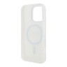 DKNY для iPhone 16 Pro Max чехол PC/TPU Repeat texture Tonal stripe Pink (MagSafe)
