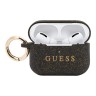 Чехол Guess Silicone с кольцом для Airpods Pro, черный