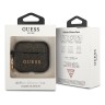 Чехол Guess Silicone с кольцом для Airpods Pro, черный