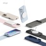 Elago для iPhone 16 чехол Soft silicone (Liquid) Black (MagSafe)