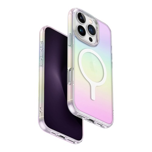 Uniq для iPhone 16 Pro чехол Iridescia (hologrophic) Holo Quartz (Magsafe)