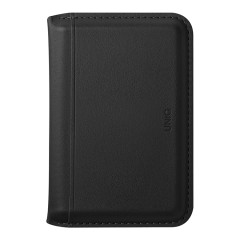 Uniq магн. бумажник Lyden DS Magnetic RFID-blocking wallet Dallas Black/Flint Grey