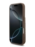 Guess для iPhone 17 Pro чехол Crossbody cardslots magnetic 4G Hard Brown