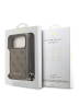 Guess для iPhone 17 Pro чехол Crossbody cardslots magnetic 4G Hard Brown