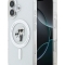 Karl Lagerfeld для iPhone 17 чехол IML NFT Karl & Choupette с глиттером прозрачный (MagSafe)