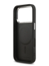 Karl Lagerfeld для iPhone 17 Pro Max чехол PU NFT Karl head Metal pin & Camera Hard Black (MagSafe)