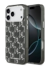 Karl Lagerfeld для iPhone 17 Pro Max чехол IML KL Monogram Metal camera Hard Black (MagSafe)