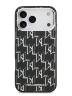 Karl Lagerfeld для iPhone 17 Pro Max чехол IML KL Monogram Metal camera Hard Black (MagSafe)