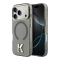 Karl Lagerfeld для iPhone 17 Pro Max чехол IML K HEAD Metal logo & Camera Hard Black (MagSafe)