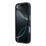 Karl Lagerfeld для iPhone 17 Pro чехол IML NFT Choupettes Script logo Metal Cam Blue (MagSafe)