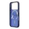 Karl Lagerfeld для iPhone 17 Pro чехол IML NFT Choupettes Script logo Metal Cam Blue (MagSafe)