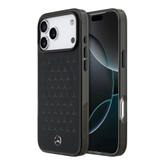 Mercedes для iPhone 17 Pro Max чехол IML Frosted New Star Metal Cam Hard Black (MagSafe)