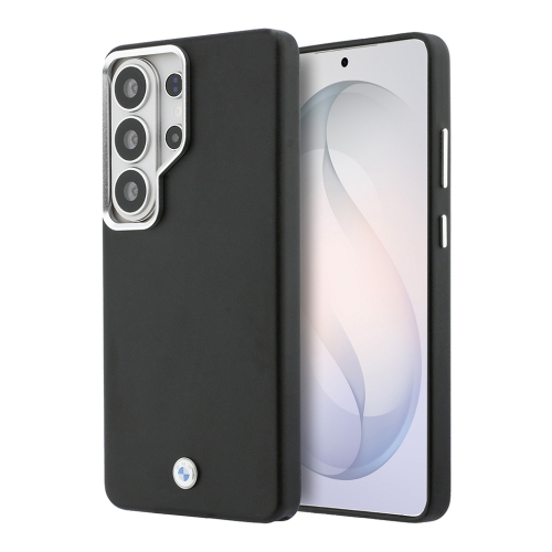 BMW для Galaxy S26 Ultra чехол Signature PU Full Wrapped Metal logo & Cam Hard Black (MagSafe)