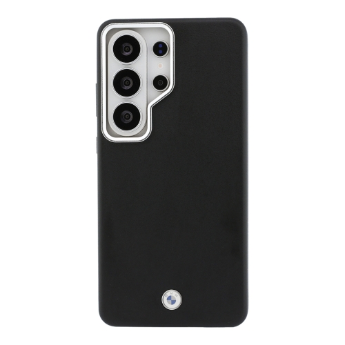 BMW для Galaxy S26 Ultra чехол Signature PU Full Wrapped Metal logo & Cam Hard Black (MagSafe)