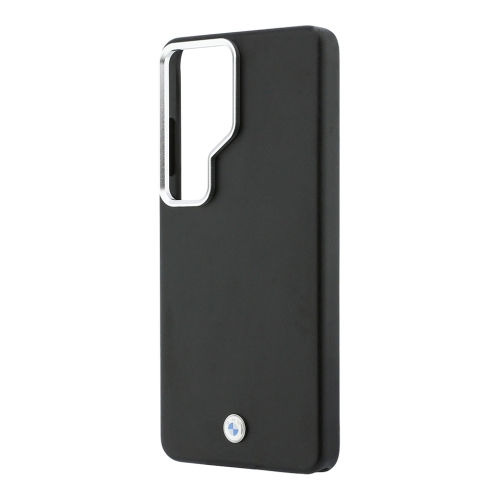 BMW для Galaxy S26 Ultra чехол Signature PU Full Wrapped Metal logo & Cam Hard Black (MagSafe)