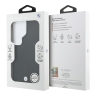BMW для Galaxy S26 Ultra чехол Signature PU Full Wrapped Metal logo & Cam Hard Black (MagSafe)