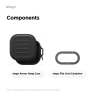 Elago для Galaxy Buds 4/4 Pro чехол Armor Silicone Hang case Black