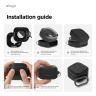 Elago для Galaxy Buds 4/4 Pro чехол Armor Silicone Hang case Black