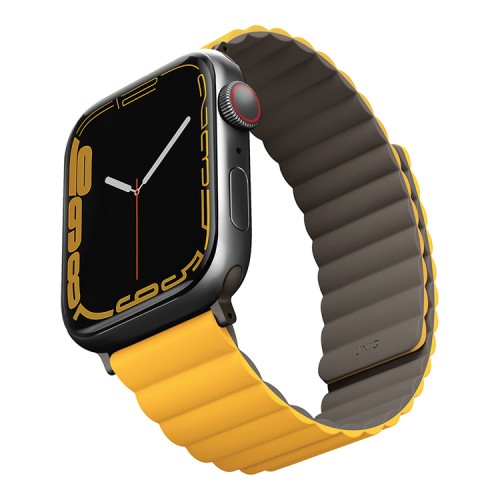 Ремешок Uniq Revix reversible Magnetic для Apple Watch 49-46-45-44 mm, Mustard/Khaki