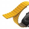Ремешок Uniq Revix reversible Magnetic для Apple Watch 42-44-45 mm, Mustard/Khaki