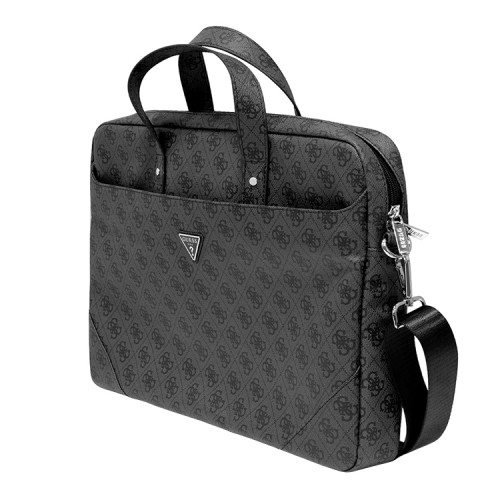 Сумка Guess 4G Bag with Triangle metal logo для ноутбуков 15-16 дюймов, черная