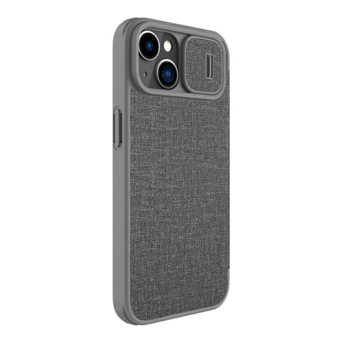 Чехол Nillkin Qin Pro (Cloth) для iPhone 14 Plus, Classical Grey
