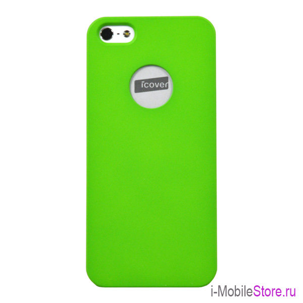 Чехол iCover Rubber Hole для iPhone 5s SE, Lime Green