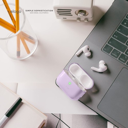 Чехол Elago Clear case для AirPods Pro 2, Lavender