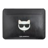 Чехол-папка Lagerfeld PU leather Sleeve Choupette для Macbook 16", черный
