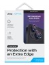 Uniq стекло для iPhone 15/15 Plus OPTIX Camera Lens protector Aluminium Iridescent, 2 шт.