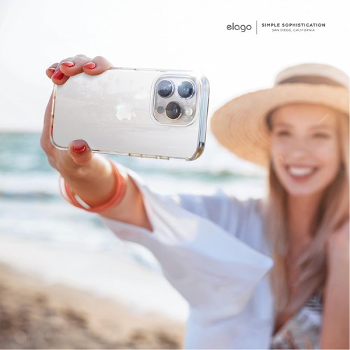 Elago для iPhone 15 Pro Max чехол HYBRID (pc/tpu) Clear
