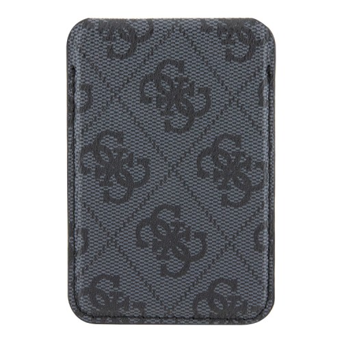 Guess магнитный бумажник Wallet Cardslot MagSafe PU 4G Script metal logo Black