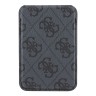 Guess магнитный бумажник Wallet Cardslot MagSafe PU 4G Script metal logo Black