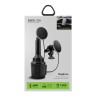 EnergEA Автодержатель-беспроводное ЗУ MagDrive 15W Cup holder/Air Gunmetal Black