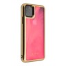 Чехол Guess Liquid Glitter Glow in Dark Sand Hard для iPhone 11 Pro, розовый