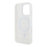 DKNY для iPhone 16 Pro чехол PC/TPU Checkered Printed stripes Pink (MagSafe)