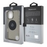 Mercedes для iPhone 16 Pro Max чехол PC/TPU Star pattern and Circle, Black (MagSafe)