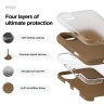 Elago для iPhone 16 чехол Soft silicone (Liquid) Brown